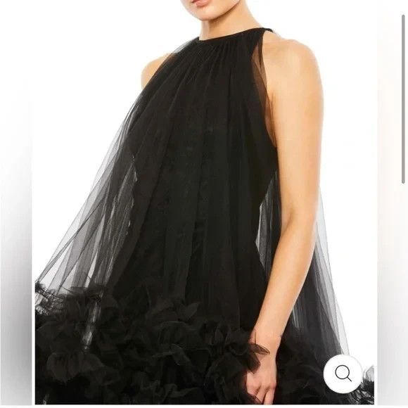 Mac Duggal Black High Low Dress - Picture 3 of 10